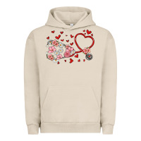Pigment French Oak valentine's day stethoscope Urban Hoodie - MaliasSmallBusiness
