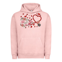 Valentine's Day Stethoscope Urban Hoodie | Teevron