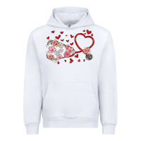 White valentine's day stethoscope Urban Hoodie - MaliasSmallBusiness