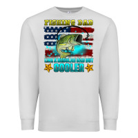 Dove Grey fishing dad like a regular dad but cooler Premium Sweatshirt - HRA Design Shop