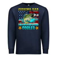 Navy fishing dad like a regular dad but cooler Premium Sweatshirt - HRA Design Shop