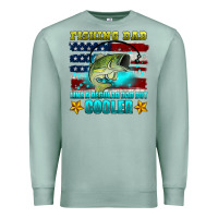 Seafoam fishing dad like a regular dad but cooler Premium Sweatshirt - HRA Design Shop