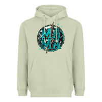 Matcha cowhide mama lighting bolt Heavyweight Hoodie - Zillion Design Studio