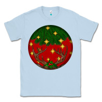 Dusty Blue christmas Classic Tee - BundleAndBundleShop