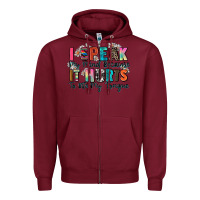 Burgundy i speak my mind because it hurts to bite my tongue Zipper Hoodie - Zillion Design Studio