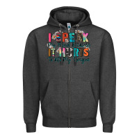 Charcoal Heather i speak my mind because it hurts to bite my tongue Zipper Hoodie - Zillion Design Studio