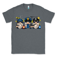 Charcoal Heather police gnomes Classic Tee - Zillion Design Studio