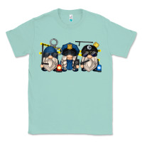 Seafoam police gnomes Classic Tee - Zillion Design Studio