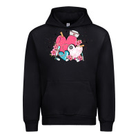 Black nurse hearts Urban Hoodie - MaliasSmallBusiness