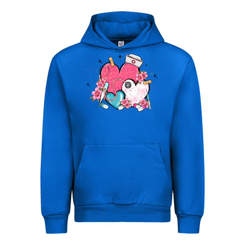 Nurse Hearts Urban Hoodie by MaliasSmallBusiness | Teevron