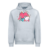 Heather Grey nurse hearts Urban Hoodie - MaliasSmallBusiness
