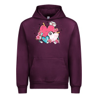Mauve Wine nurse hearts Urban Hoodie - MaliasSmallBusiness
