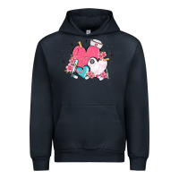 Navy nurse hearts Urban Hoodie - MaliasSmallBusiness