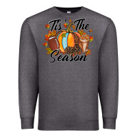Charcoal Heather tis is season Premium Sweatshirt - RacoonDesign