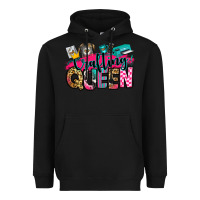 Black crafting queen Heavyweight Hoodie - Zillion Design Studio