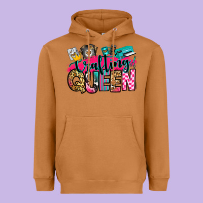 Crafting Queen Heavyweight Hoodie Designed By Zillion Design Studio