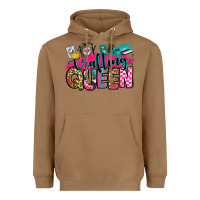 Toasted Coconut crafting queen Heavyweight Hoodie - Zillion Design Studio