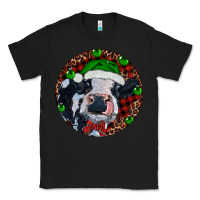 Black Baby Cow Christmas Classic Tee - RanaPortraitStore