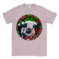 Lilac Baby Cow Christmas Classic Tee - RanaPortraitStore