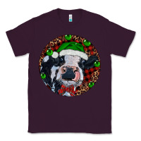 Plum Baby Cow Christmas Classic Tee - RanaPortraitStore