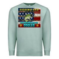 Seafoam fishing dad like a regular but cooler Premium Sweatshirt - HRA Design Shop