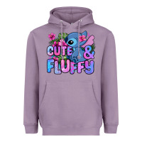 Lavender cute and fluffy stitch Heavyweight Hoodie - Zillion Design Studio