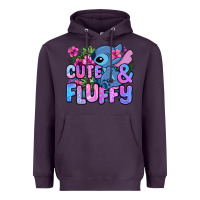 Plum cute and fluffy stitch Heavyweight Hoodie - Zillion Design Studio