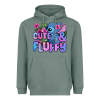 Sage cute and fluffy stitch Heavyweight Hoodie - Zillion Design Studio