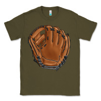 Army Green baseball glove Classic Tee - BarkalooDesign