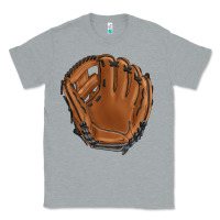 Heather Grey baseball glove Classic Tee - BarkalooDesign