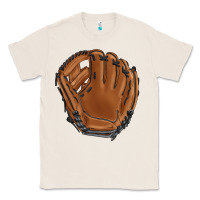 Natural baseball glove Classic Tee - BarkalooDesign