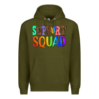 Army Green support squad Premium Hoodie - AdoDesignShop