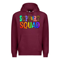 Burgundy support squad Premium Hoodie - AdoDesignShop