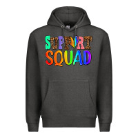 Charcoal Heather support squad Premium Hoodie - AdoDesignShop