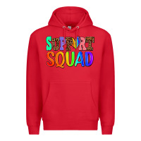 Red support squad Premium Hoodie - AdoDesignShop