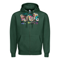 Sports Green i may be wrong but i doubt it Zipper Hoodie - Zillion Design Studio