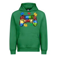 Emerald autism awareness video game controller Urban Hoodie - MaliasSmallBusiness