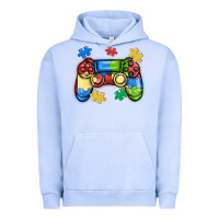 Pigment Grape Ice autism awareness video game controller Urban Hoodie - MaliasSmallBusiness
