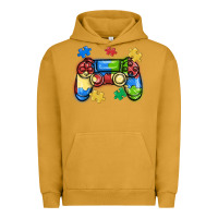 Pigment Peanut Butter autism awareness video game controller Urban Hoodie - MaliasSmallBusiness