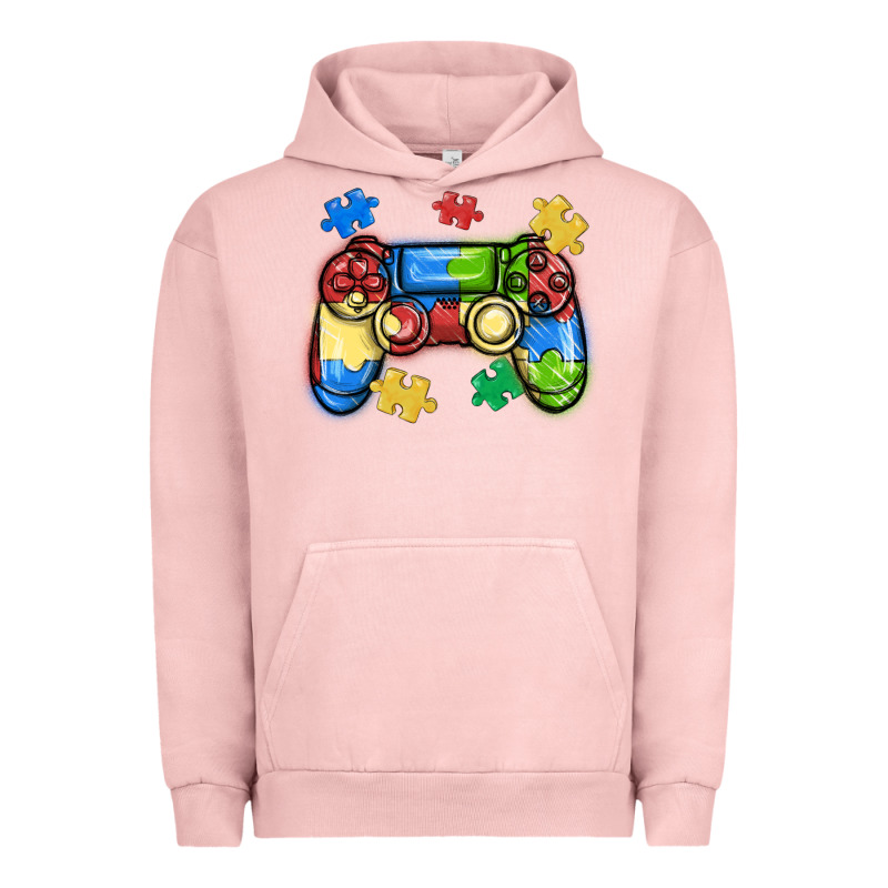 Autism Awareness Video Game Controller Urban Hoodie by MaliasSmallBusiness | Teevron