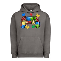 Pigment Tornado autism awareness video game controller Urban Hoodie - MaliasSmallBusiness