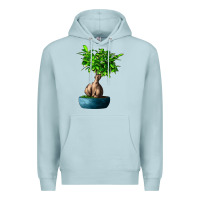 Blue Mist Ficus Ginsenge Premium Hoodie - LillyAllenDesigns