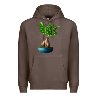 Coffee Ficus Ginsenge Premium Hoodie - LillyAllenDesigns