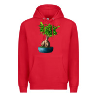 Red Ficus Ginsenge Premium Hoodie - LillyAllenDesigns