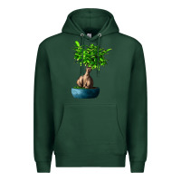 Sports Green Ficus Ginsenge Premium Hoodie - LillyAllenDesigns