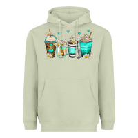 Matcha daisy coffee cups Heavyweight Hoodie - Zillion Design Studio
