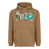 Toasted Coconut daisy coffee cups Heavyweight Hoodie - Zillion Design Studio