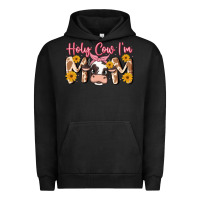 Pigment Black holy cow i'm mom Urban Hoodie - MaliasSmallBusiness