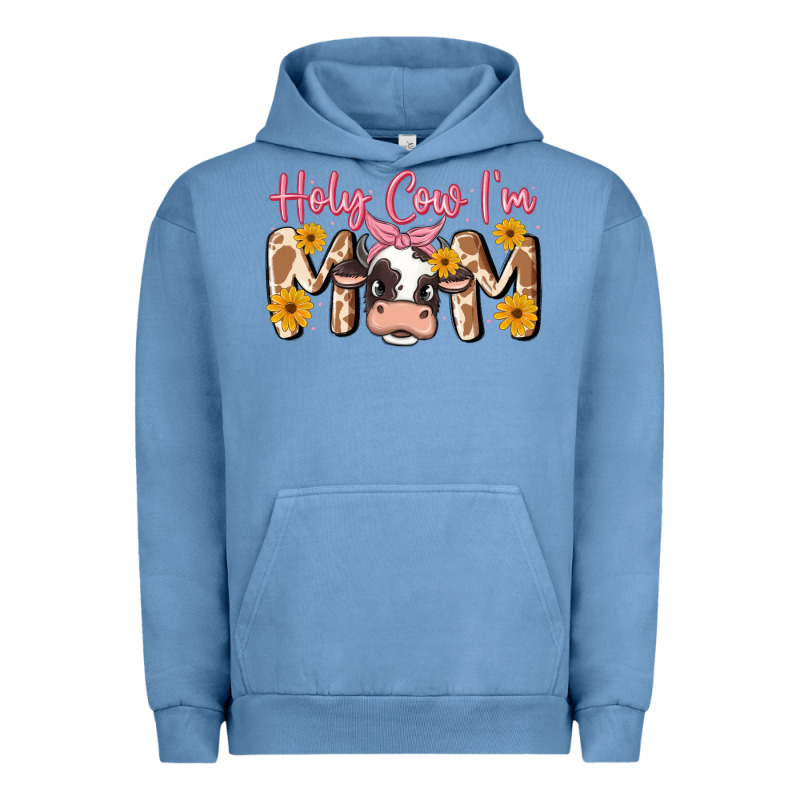 Holy Cow I'm Mom Urban Hoodie by MaliasSmallBusiness | Teevron