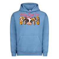 Pigment Pebble Blue holy cow i'm mom Urban Hoodie - MaliasSmallBusiness